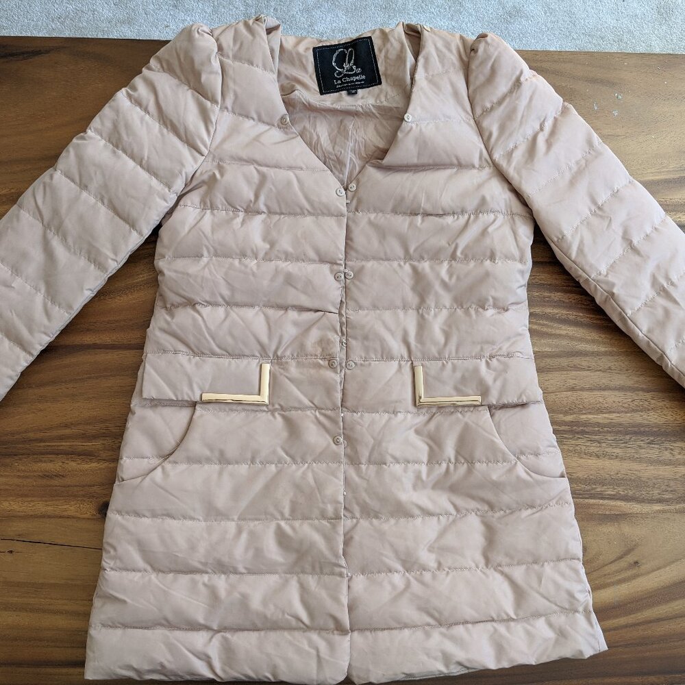 Salmon Pink Down Jacket Puffer